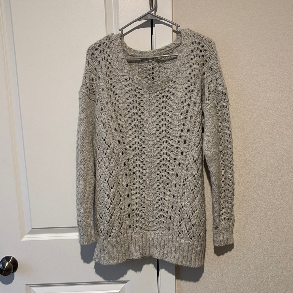 Cozy Gray Knit Sweater - Maurice’s - xxl